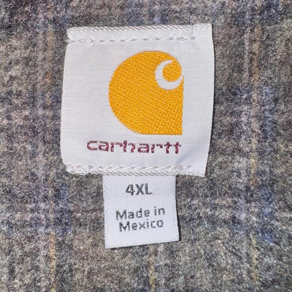 Carhartt J97-ARG Detroit blanket Lined Work Jacket. Size 4X. VGUC. - Picture 6 of 15